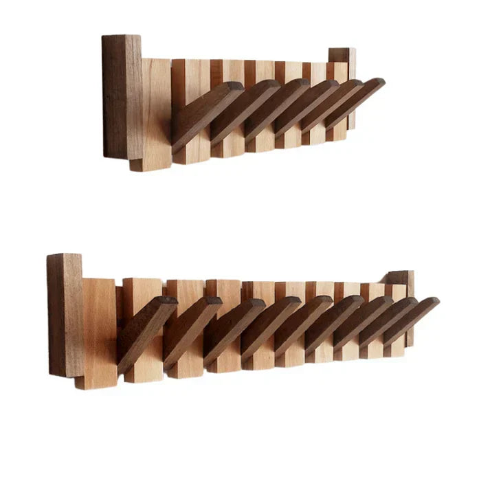 Wooden Coat Rack – Stylish Wall Decoration & Practical Storage