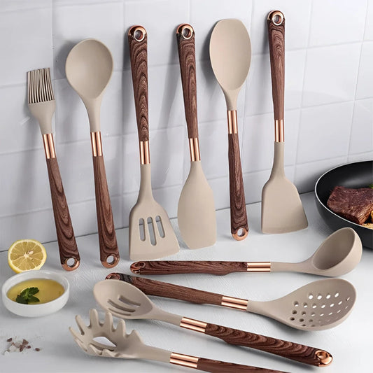 10-Piece Silicone Cooking Utensil Set