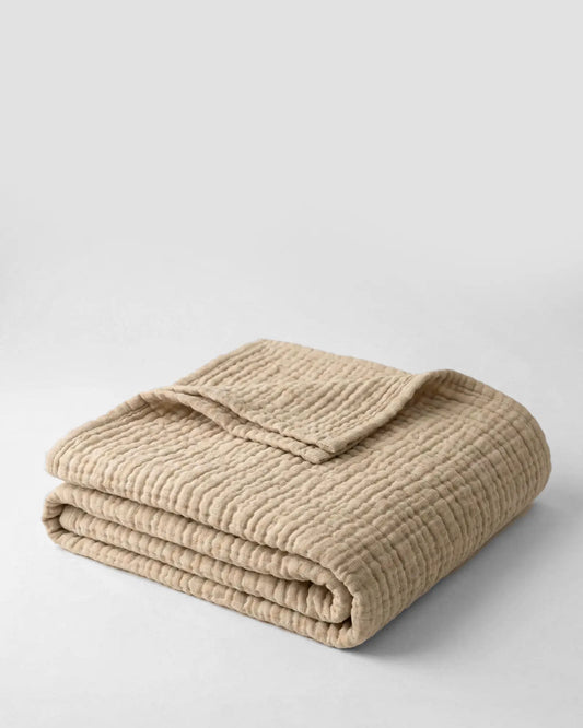 100% Cotton Muslin All-Season Home Blanket
