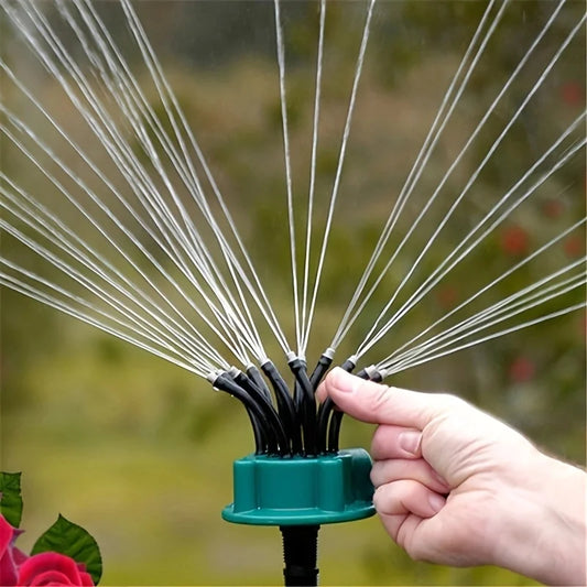 12-In-1 Garden Watering System – Adjustable Sprinkler with 360-Degree Irrigation
