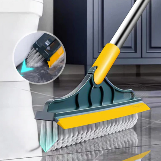 2-In-1 Floor Scrub Brush with 120° Rotating Head