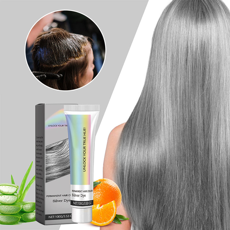 2-In-1 Natural Essence Extract Silver Hair Dye
