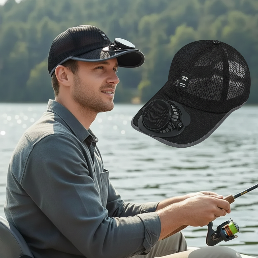 2-In-1 Stylish Outdoor Cap with Fan