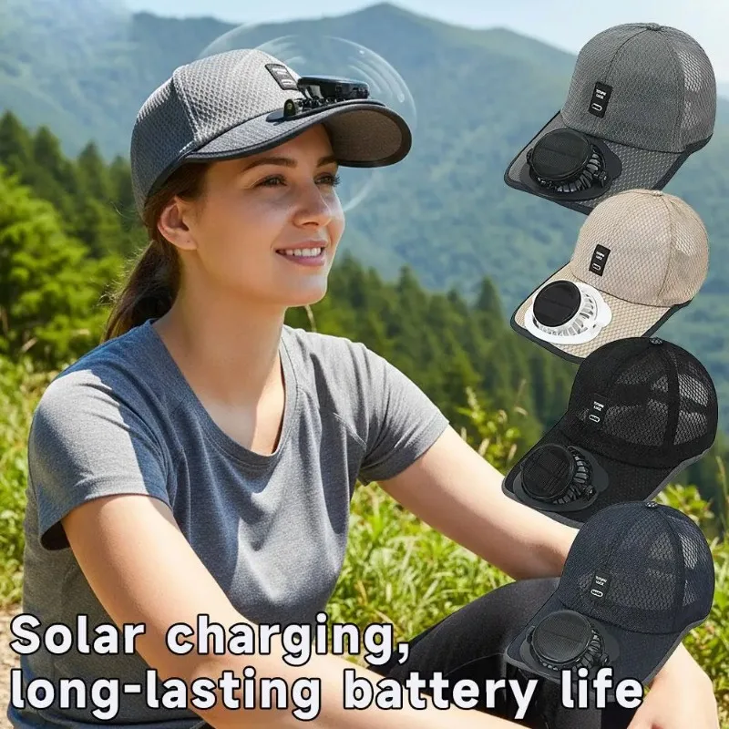 2-In-1 Stylish Outdoor Cap with Fan
