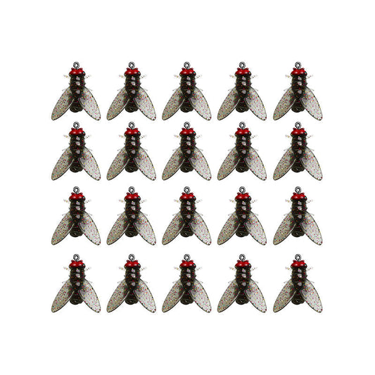 20-Piece Bionic Fly Insect Fishing Lures