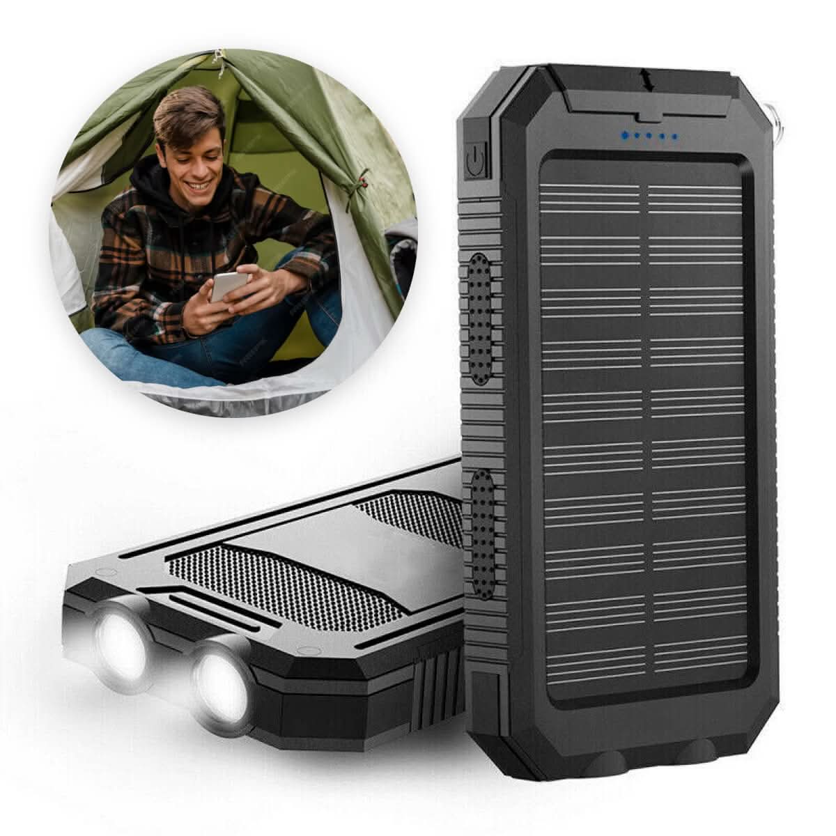 20000MAh Waterproof Solar Charger for Outdoor Use