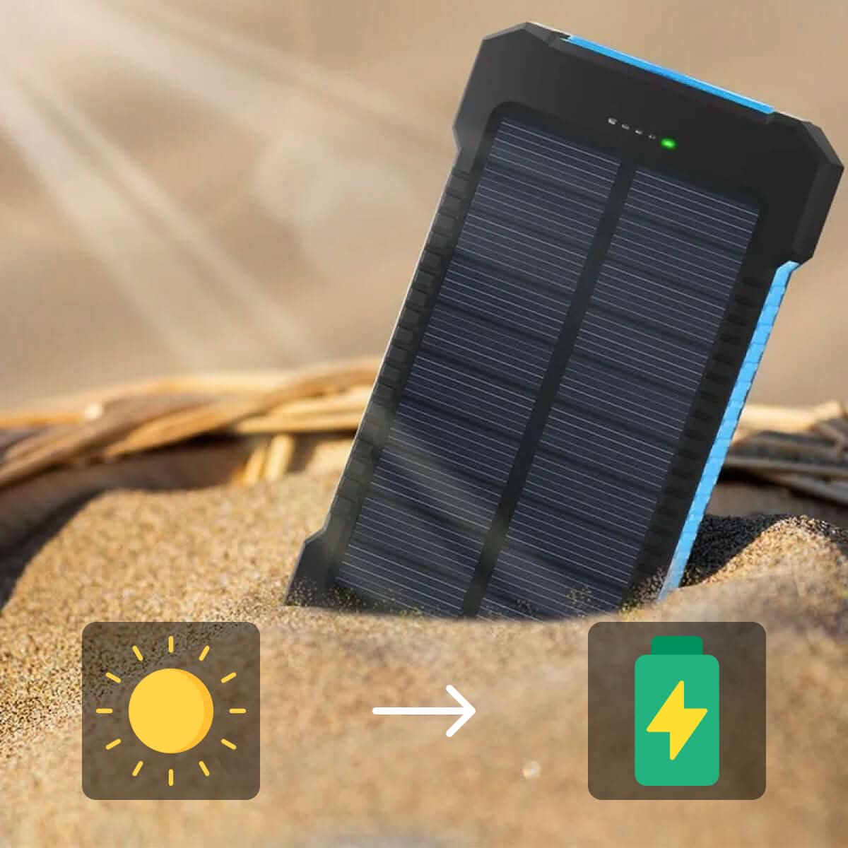 20000MAh Waterproof Solar Charger for Outdoor Use