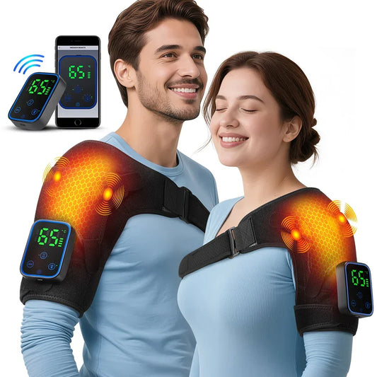 3-In-1 Electric Heated Shoulder, Elbow and Knee Stretcher with App Control