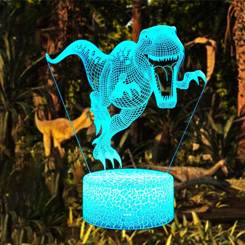 3D Dinosaur Bedside Lamp