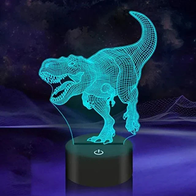3D Dinosaur Bedside Lamp