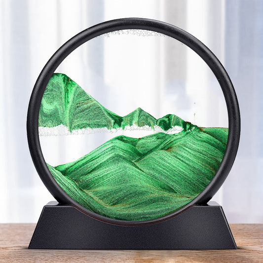 3D Landscape Moving Sand Hourglass