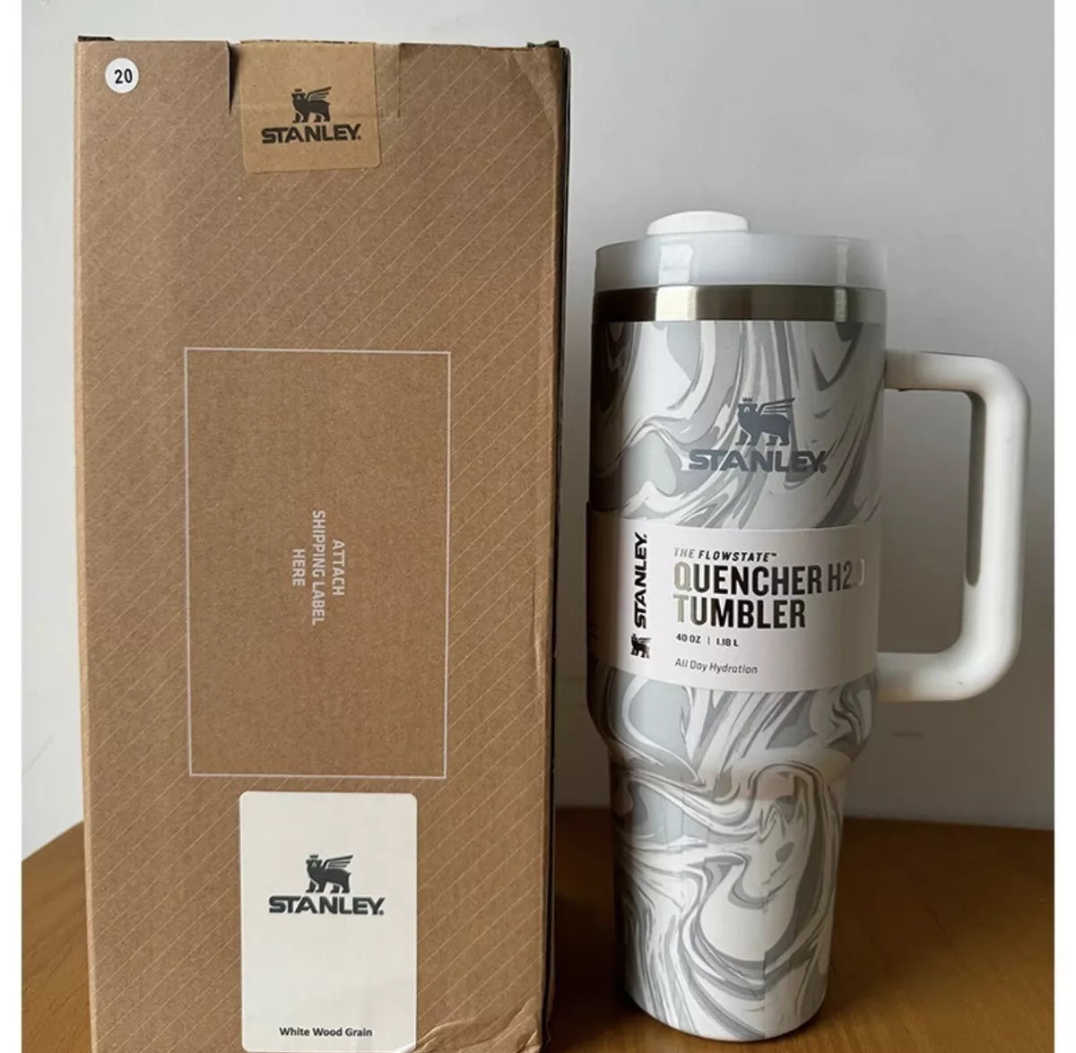 40 Oz Insulated Stainless Steel Travel Mug with Handle & Straw - Leakproof