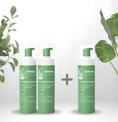 Solmira™ Hair Removal Cream with aloe vera