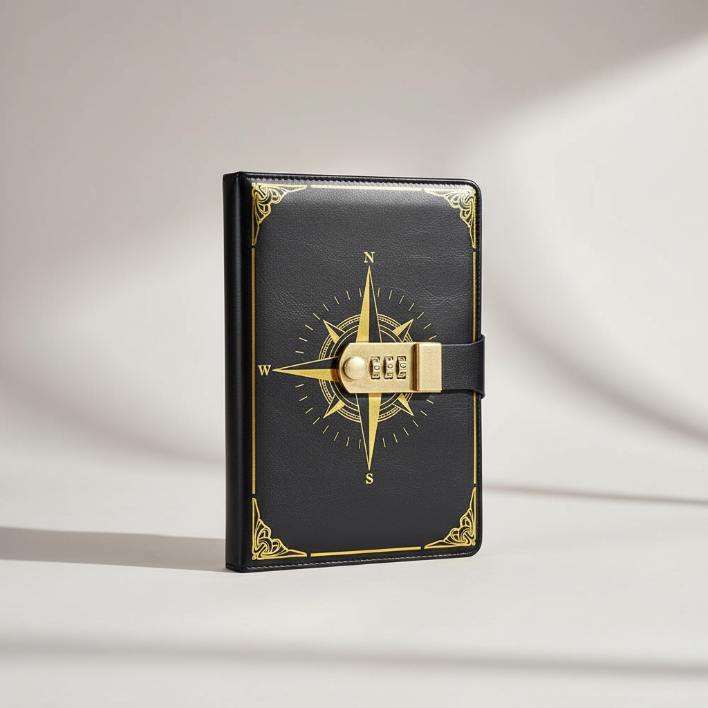 A5 Compass Cover Journal