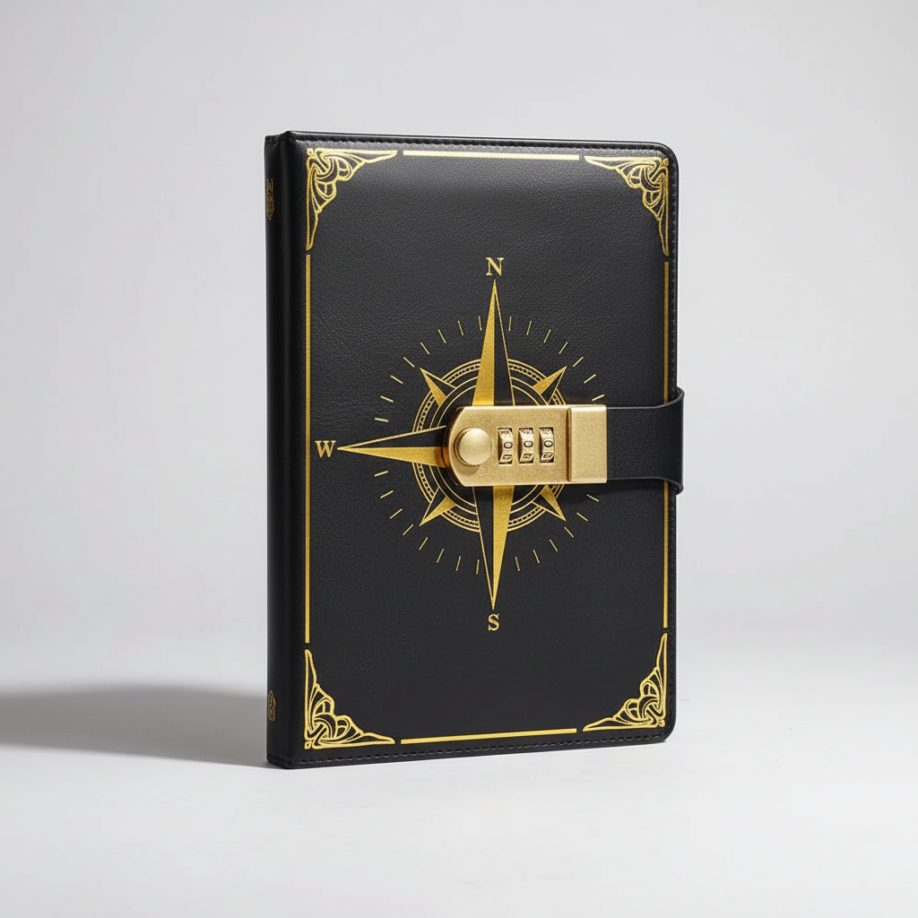 A5 Compass Cover Journal