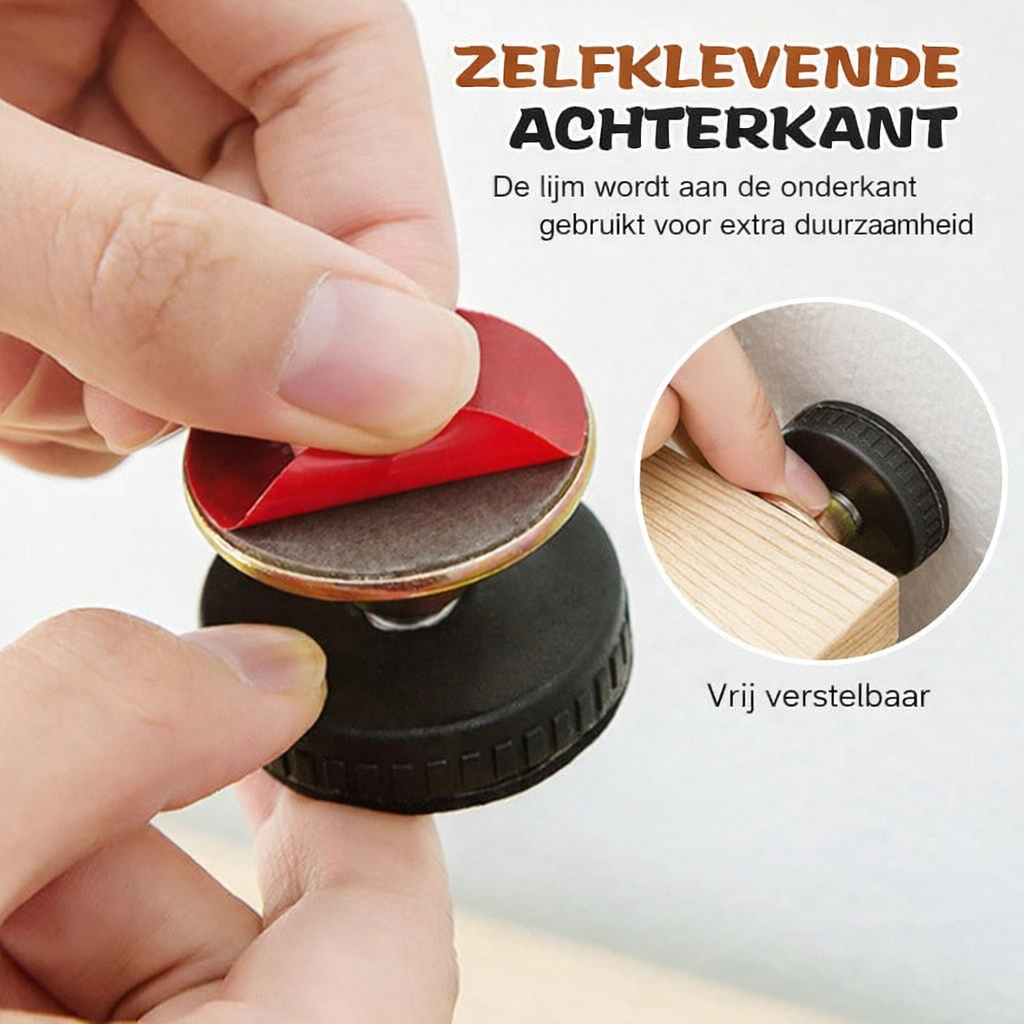 Adjustable Headboard Stopper for Bed Stability