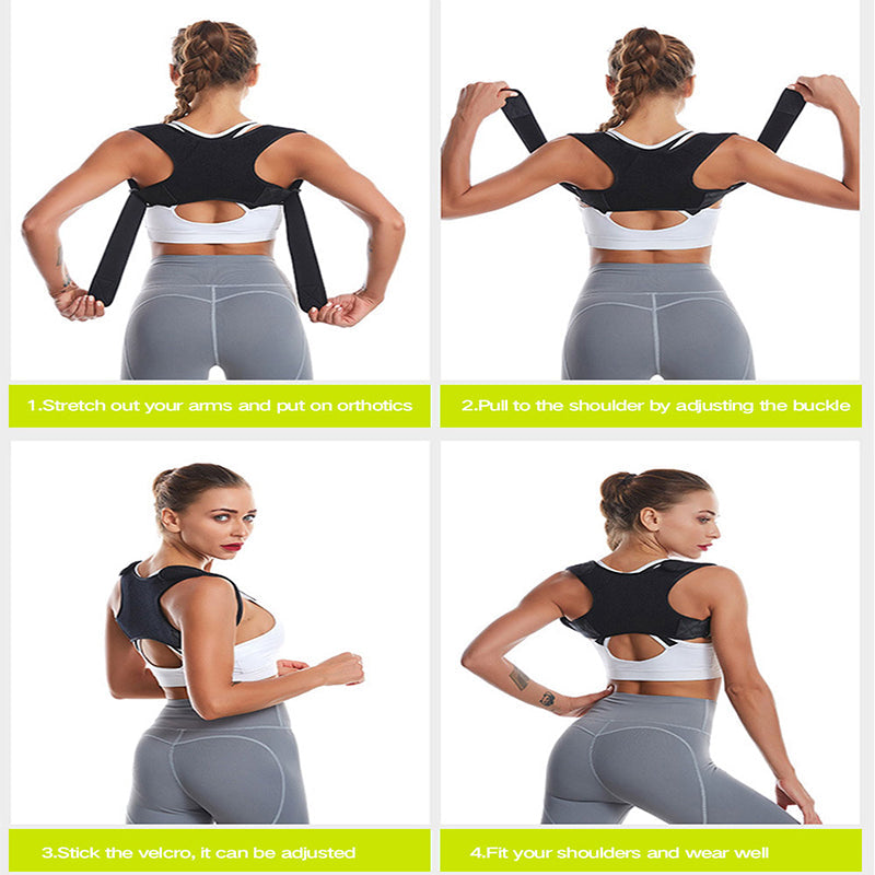 Adjustable Posture Corrector: Back and Shoulder Support for Daily Use