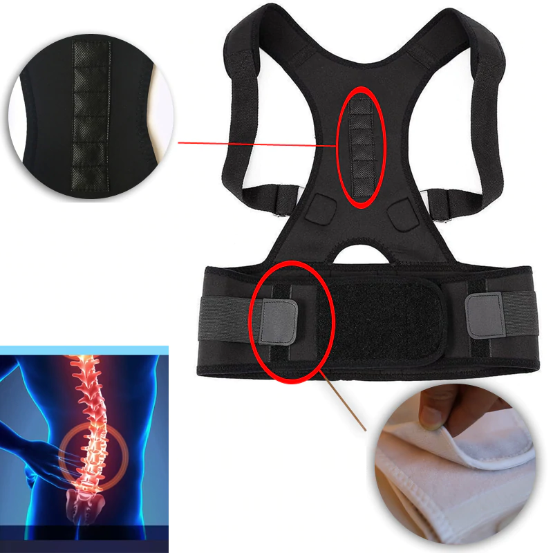 Adjustable Posture Corrector Back Support Harness