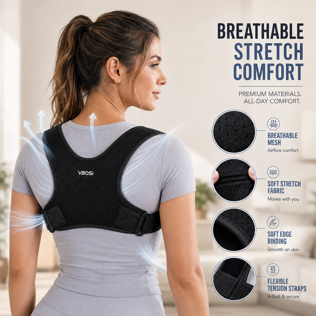 Adjustable Upper Back Brace