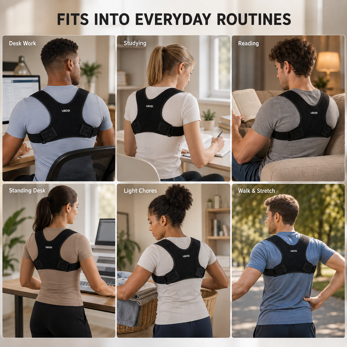Adjustable Upper Back Brace