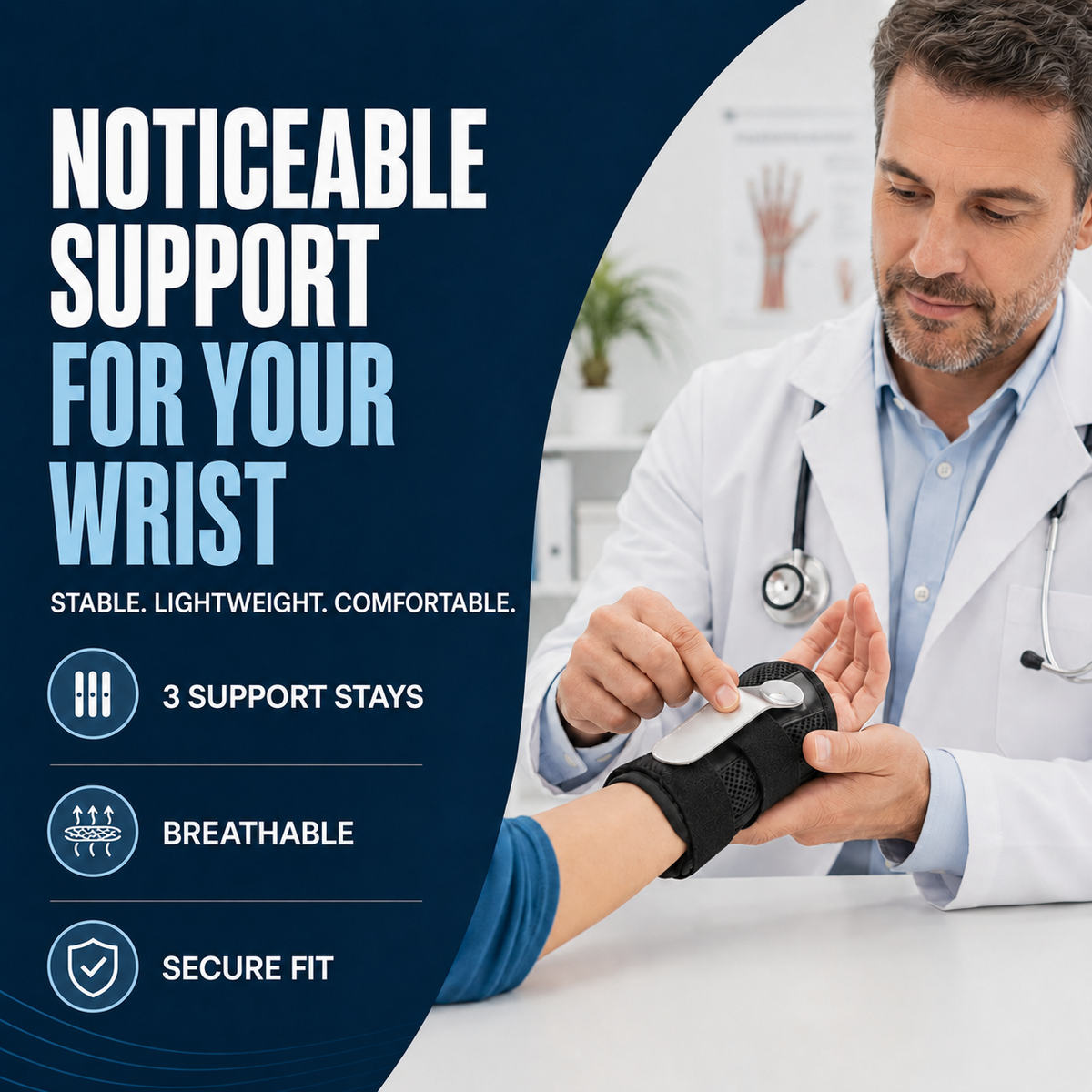 Adjustable Wrist Stabiliser Brace