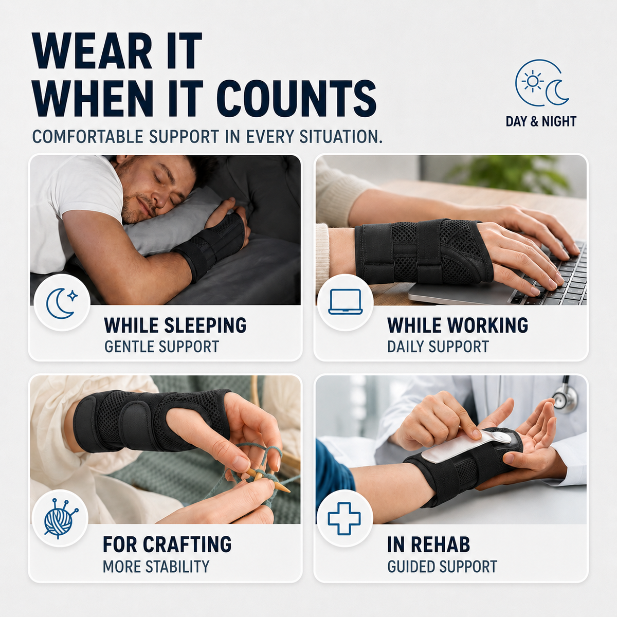Adjustable Wrist Stabiliser Brace