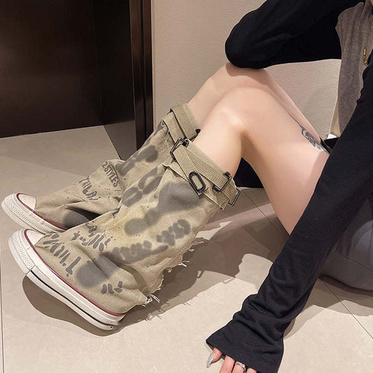 All-Day Comfort and Unstoppable Confidence in Every Step High-Top Canvas Boots