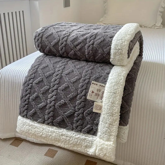 All-Season Cozy Sherpa Blanket