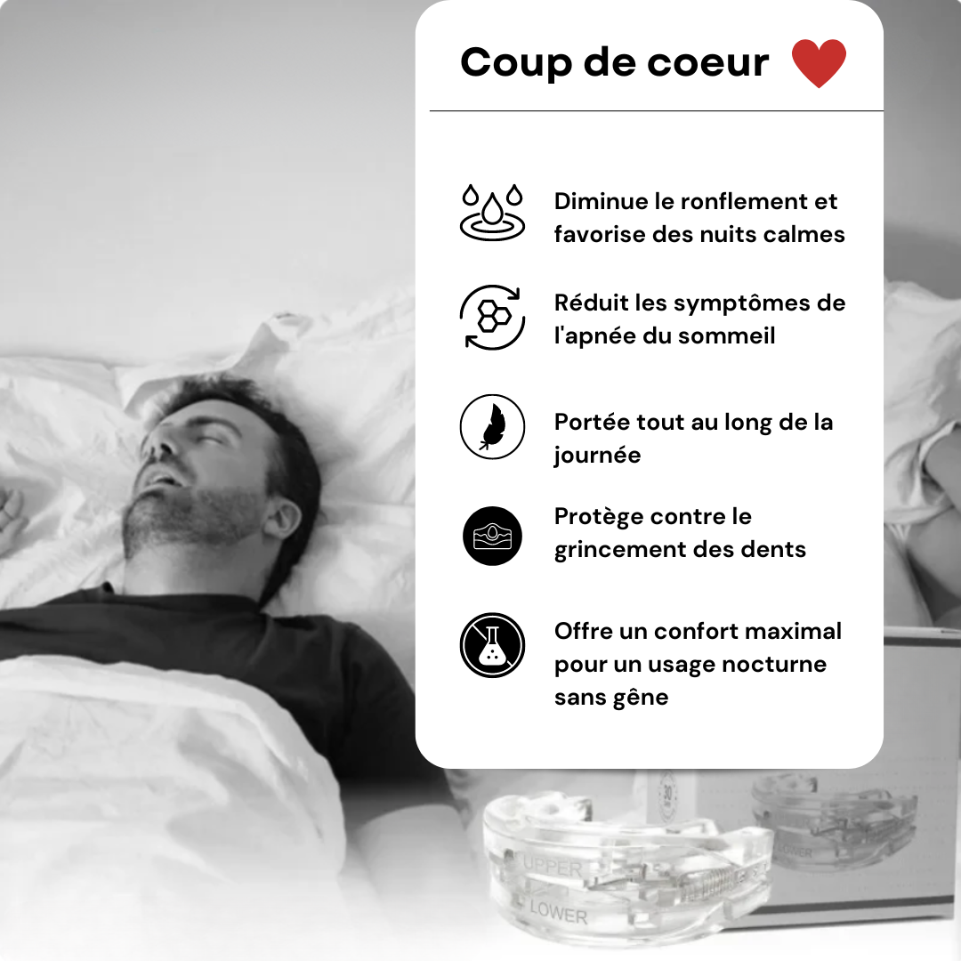 Anti-Snoring Orthosis Mouthpiece: Comfortable Sleep Splint