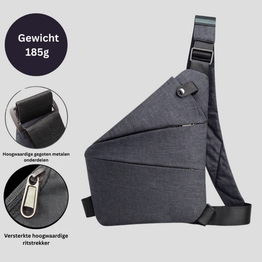 Anti-Theft Crossbody Bag with Multiple Pockets