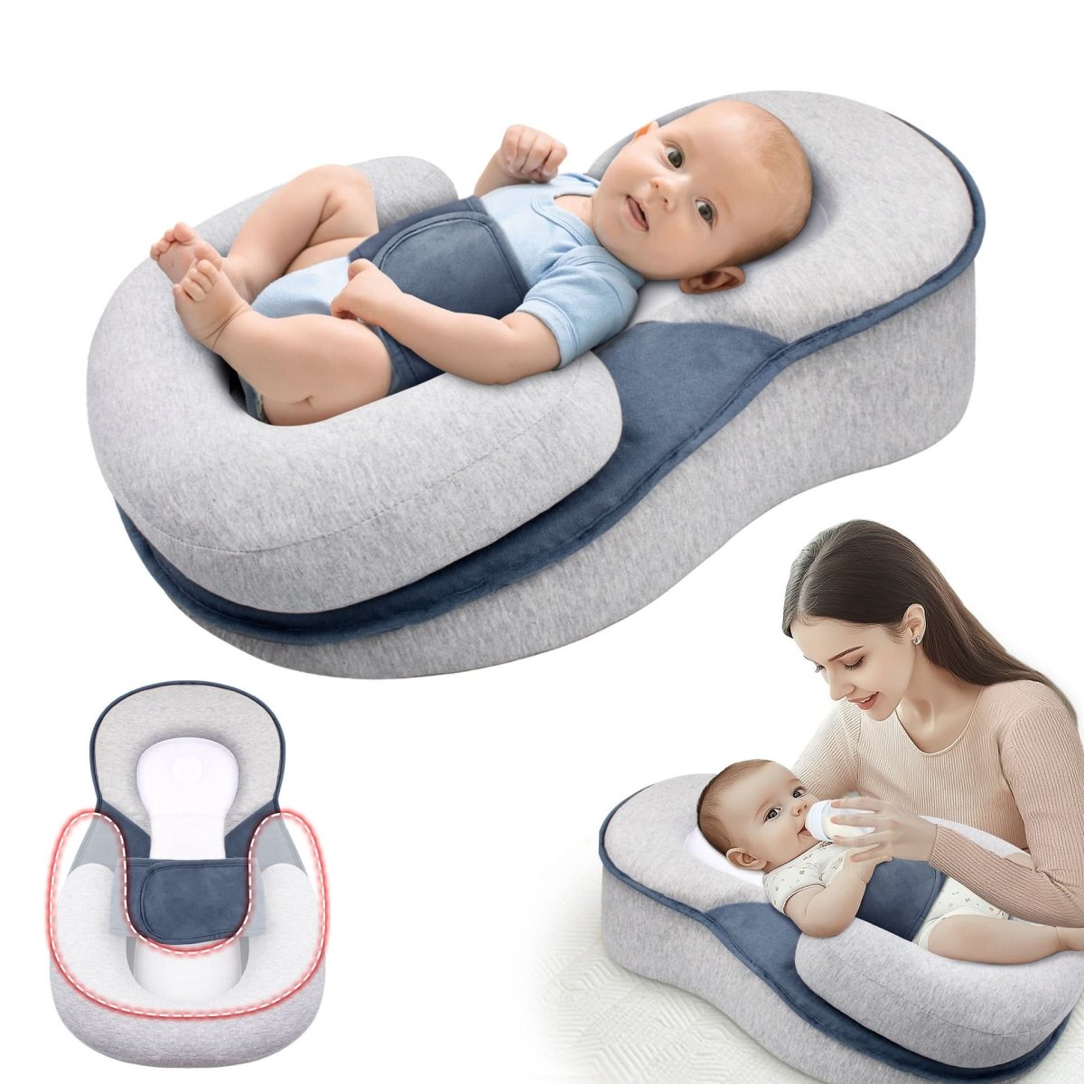 Baby Lounger for Secure Infant Naps