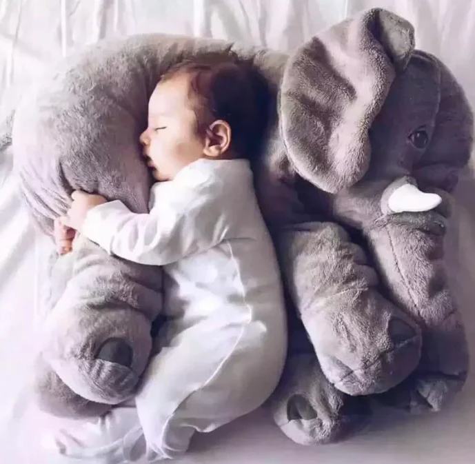 Baby's Soft Elephant Plush Pillow