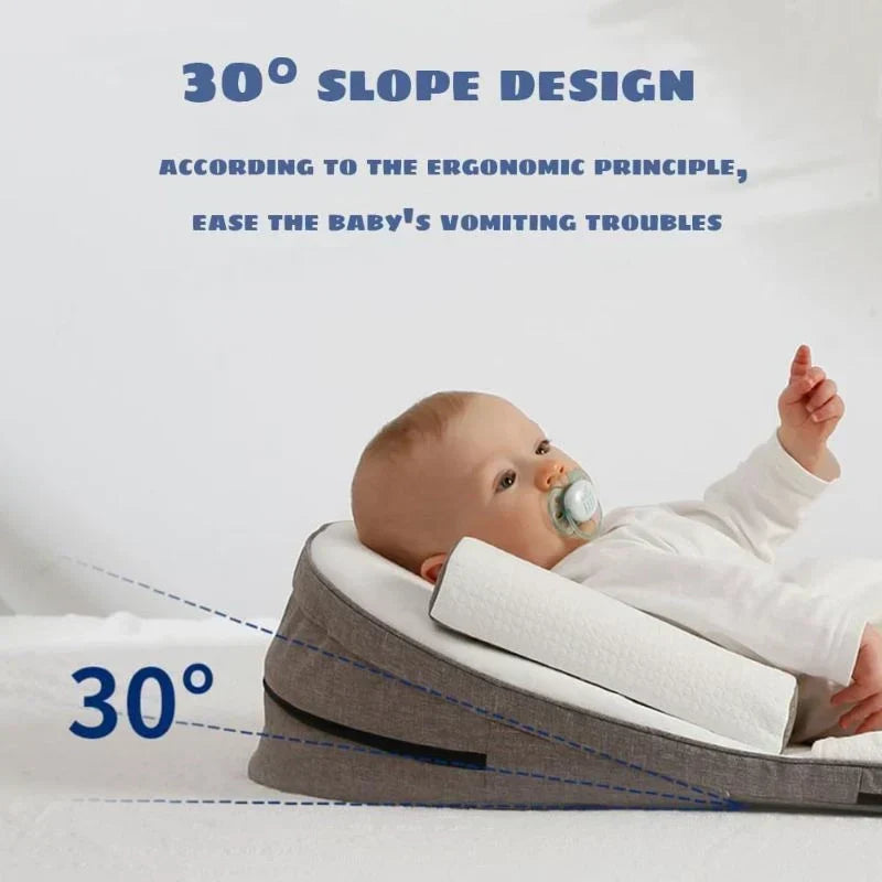 Baby Wedge Pillow: Anti-Reflux Support and Safe Side Sleeping Positioner