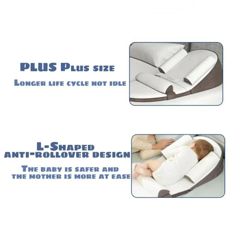 Baby Wedge Pillow: Anti-Reflux Support and Safe Side Sleeping Positioner