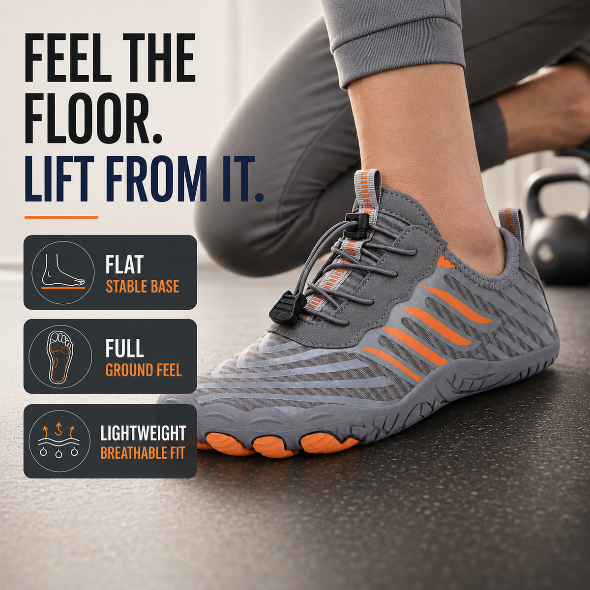Barefoot Gym Shoes | Flat Sole Training Shoes