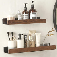 Bathroom Shelves for Modern Organization with a Warm and Minimalist Design