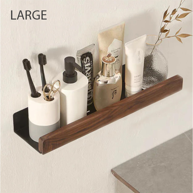 Bathroom Shelves for Modern Organization with a Warm and Minimalist Design