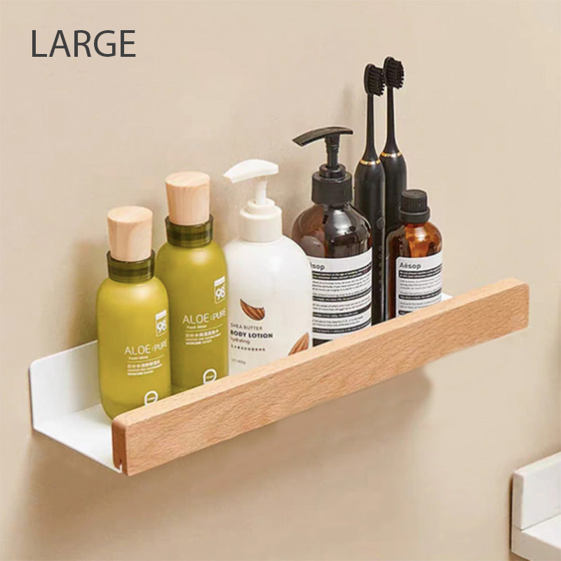 Bathroom Shelves for Modern Organization with a Warm and Minimalist Design