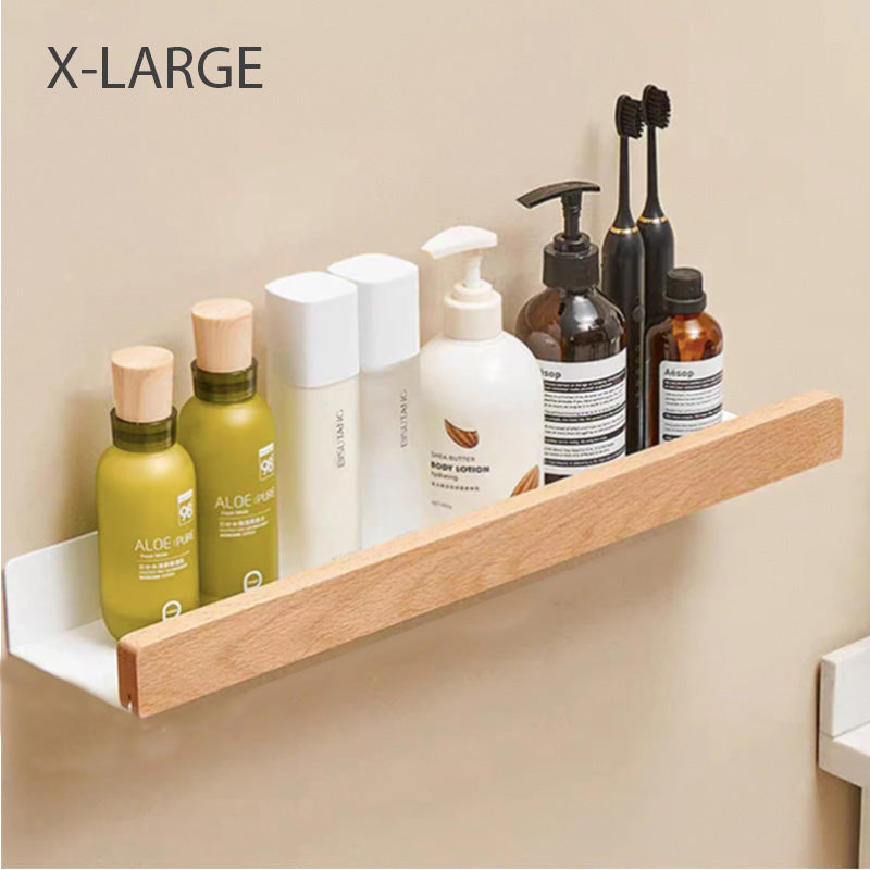 Bathroom Shelves for Modern Organization with a Warm and Minimalist Design