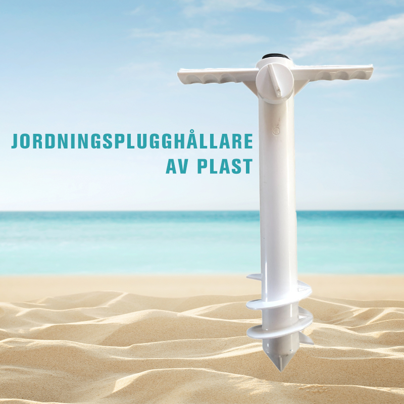 Beach Umbrella Sand Anchor Stand - Windproof and Durable