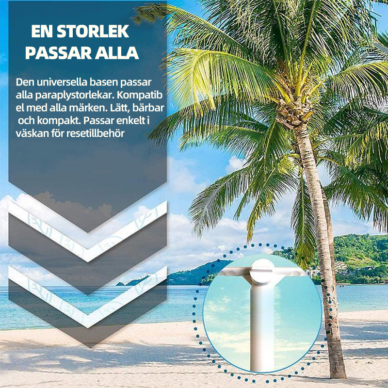 Beach Umbrella Sand Anchor Stand - Windproof and Durable