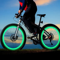 Bicycle Valve LED Lights for Night Riding