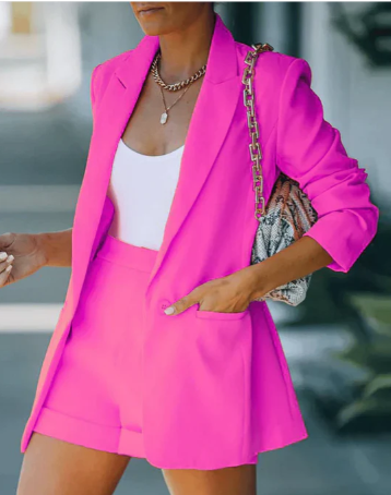 Blazer and Shorts Set