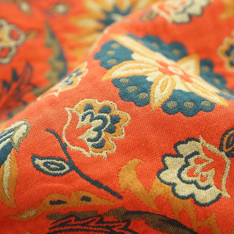 Boho Cotton Blanket for Cozy Interiors