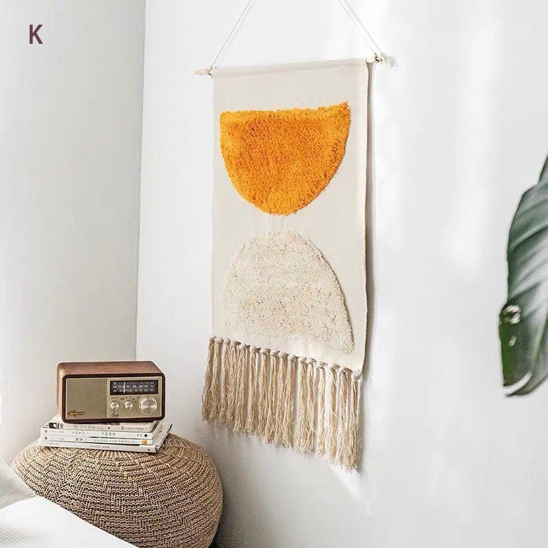 Boho Geometric Fringe Wall Hanging