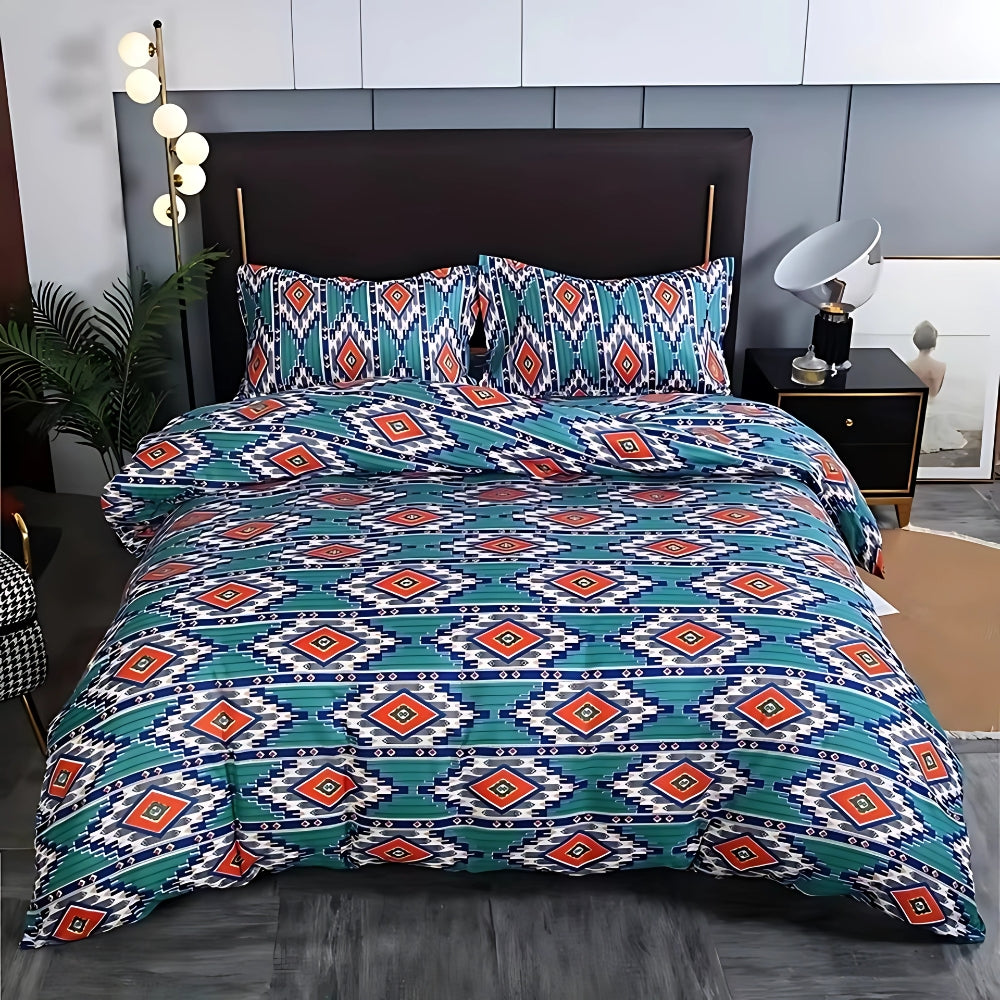 Boho Tribal Pattern Bedding Set