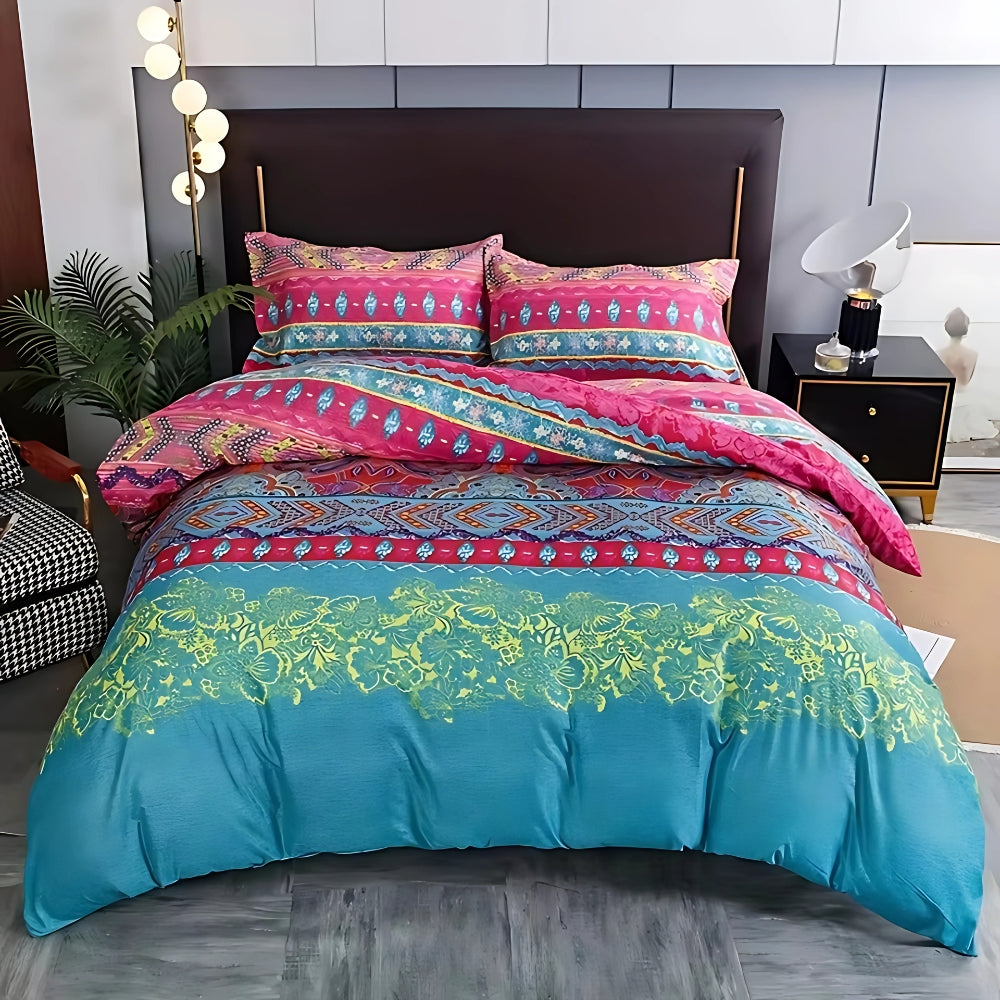 Boho Tribal Pattern Bedding Set
