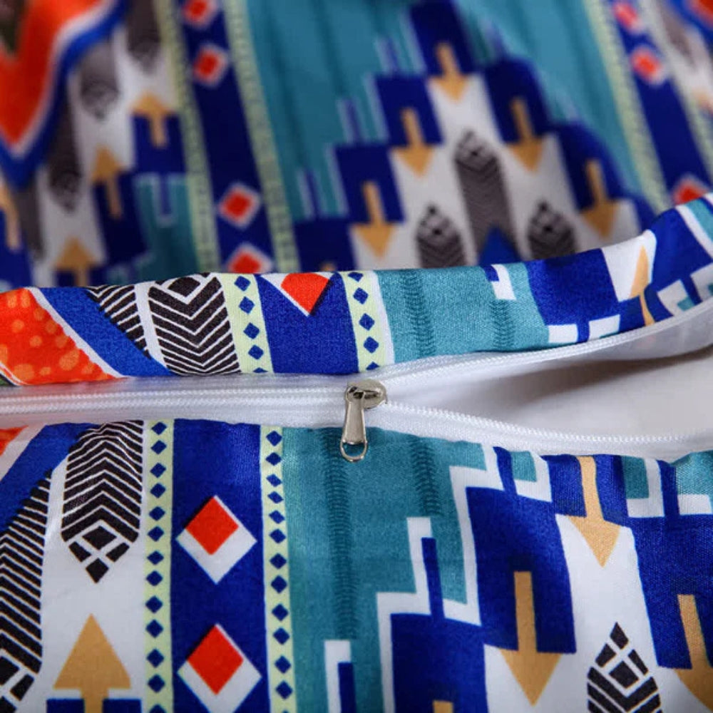 Boho Tribal Pattern Bedding Set