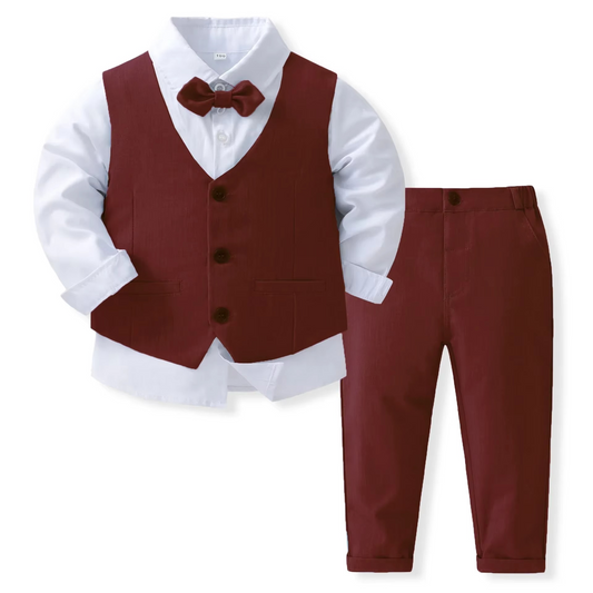 Boys' Formal Cotton Set for Toddlers and Children