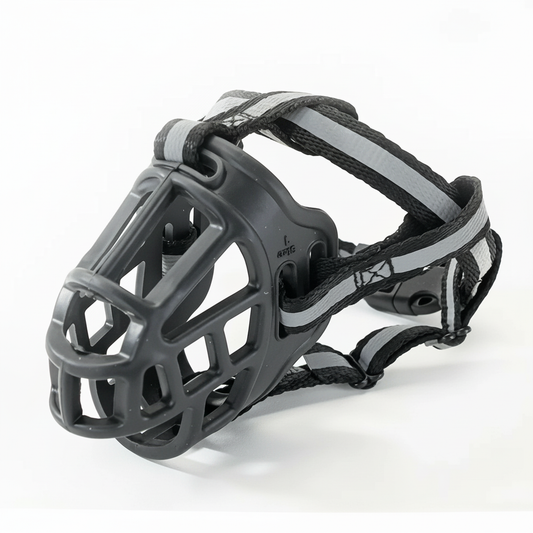 Breathable Dog Muzzle for Biting & Barking Control